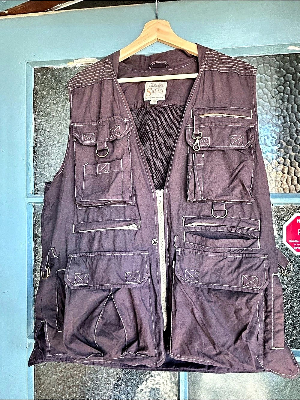 Cabela’s Safari Series Utility Vest Men’s Large Fishing Photography Gorpcore